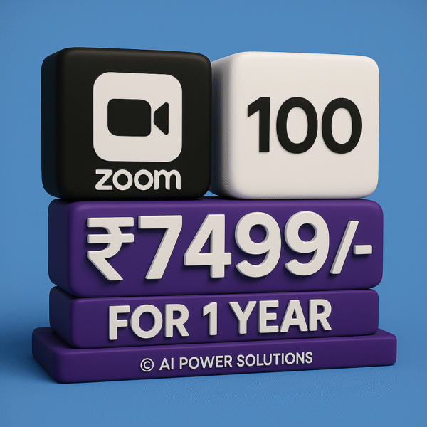 Zoom Pro – 100 Participants Plan
