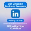 Linkedin Business Premium 12 Month Available – AI Power Solutions