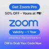 Zoom Pro – 100 Participants Plan – AI Power Solutions