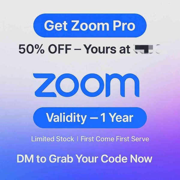 Zoom Pro – 100 Participants Plan