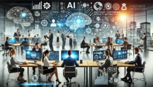 AI tools enhancing business productivity and efficiency.