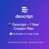 Descript – Creator Plan (1 Year) – AI Power Solutions