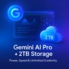 Gemini ai pro + 2tb storage – AI Power Solutions