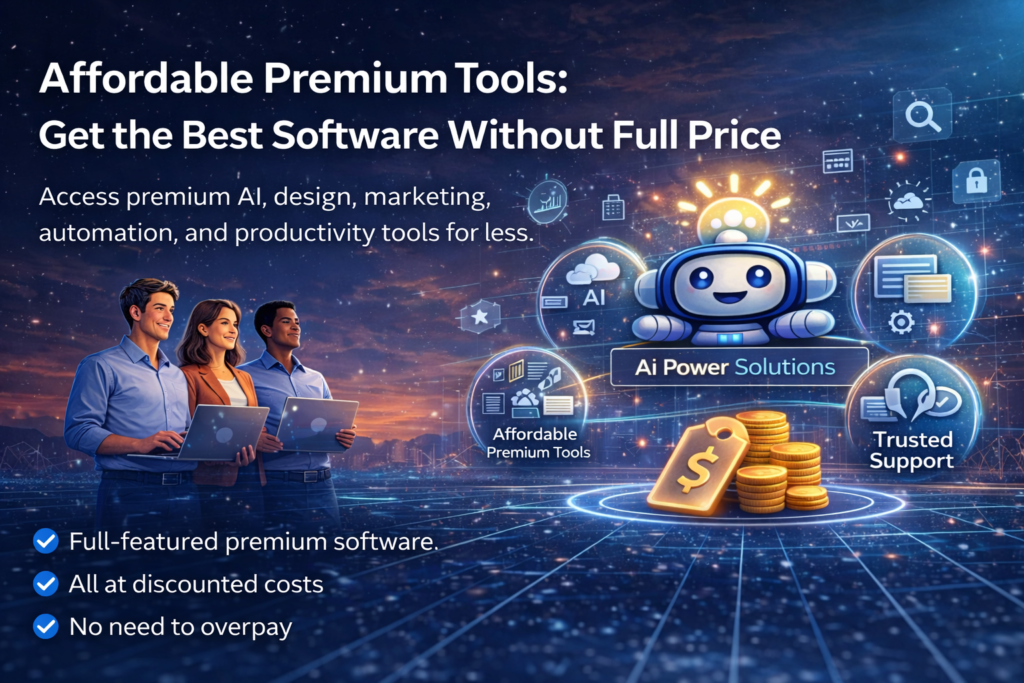 Affordable Premium Tools: Get Best Software Without Full Price