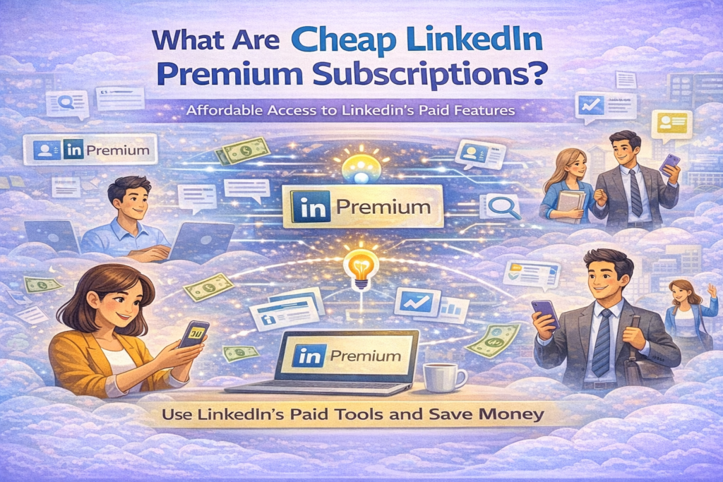 Cheap Subscriptions Cheap LinkedIn Premium Subscriptions for Career & Business