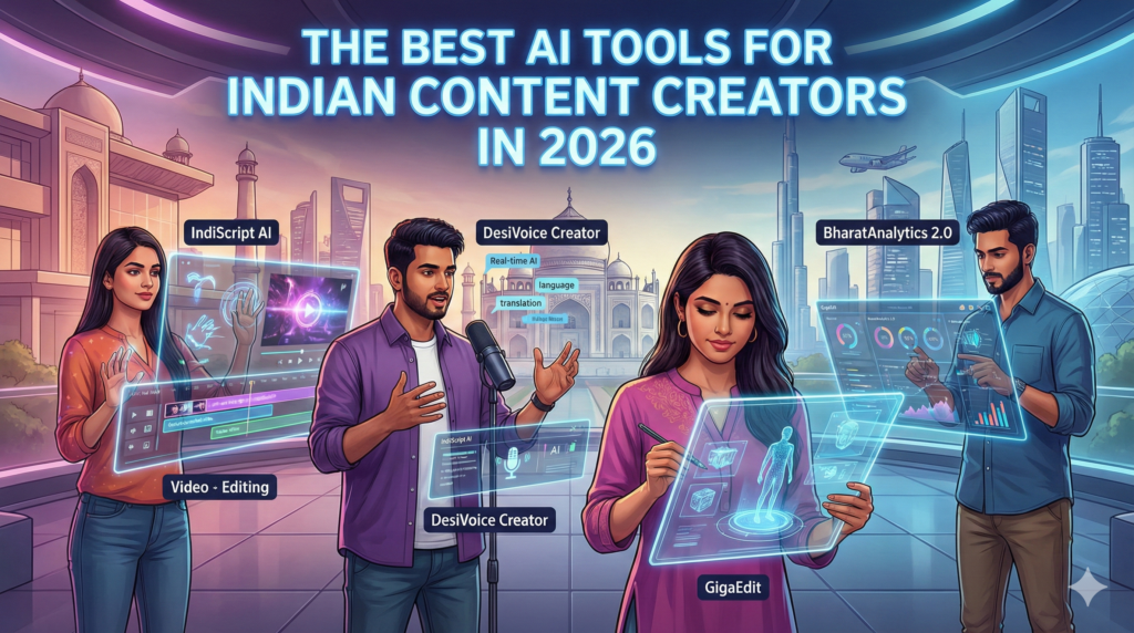 AI Tools for Content Creators in India – 2026 Guide