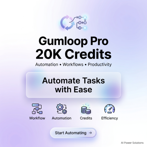 Gumloop Pro 20K Credits