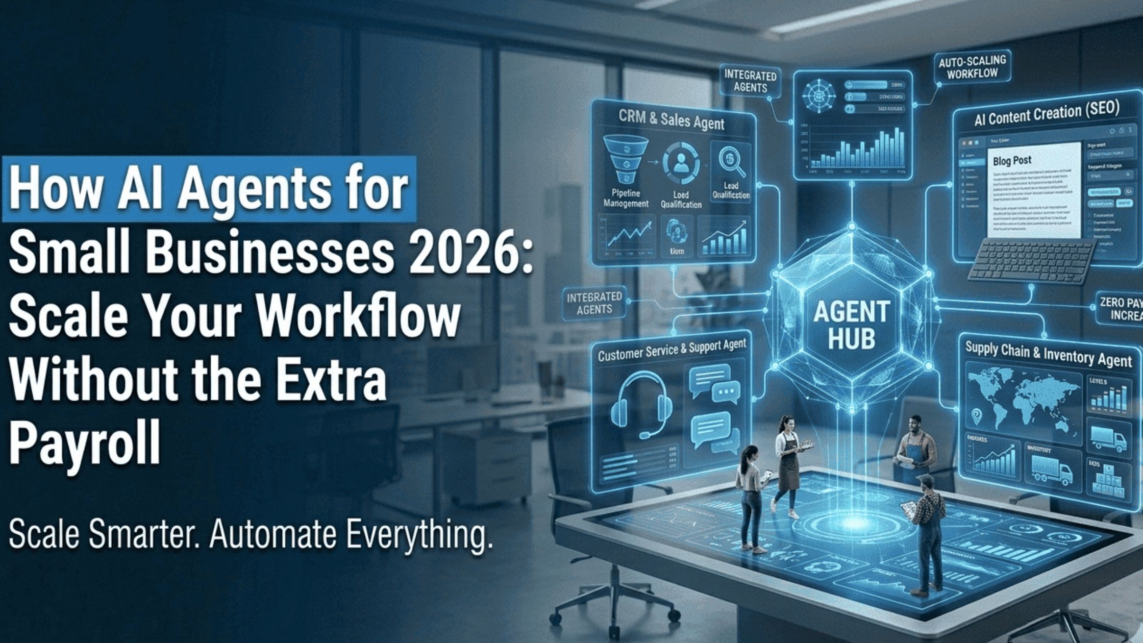AI agents for small businesses 2026 helping automate workflows and reduce operational costs