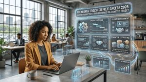 Premium AI tools for freelancers 2026 helping scale income and productivity with AI agents