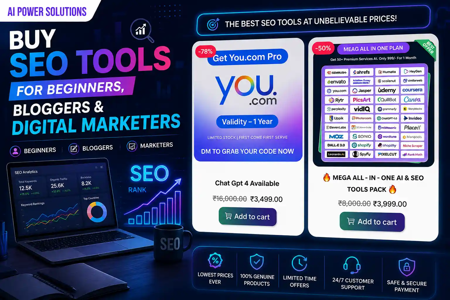 Buy SEO Tools