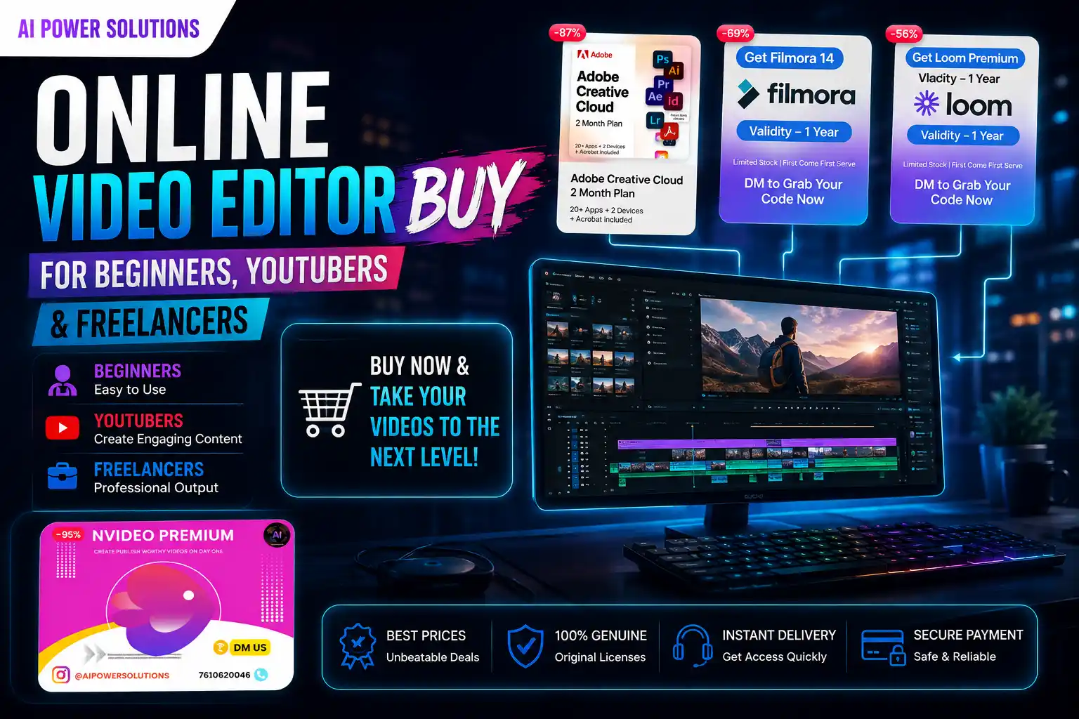 Online Video Editor Buy