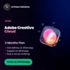 Adobe Creative Cloud – 3 Month Plan (Personal Email) – AI Power Solutions India