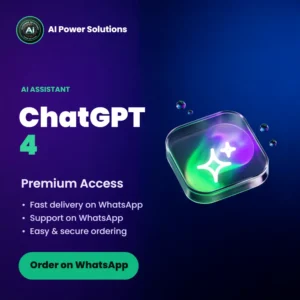 ChatGPT-4 Plan – AI Power Solutions India