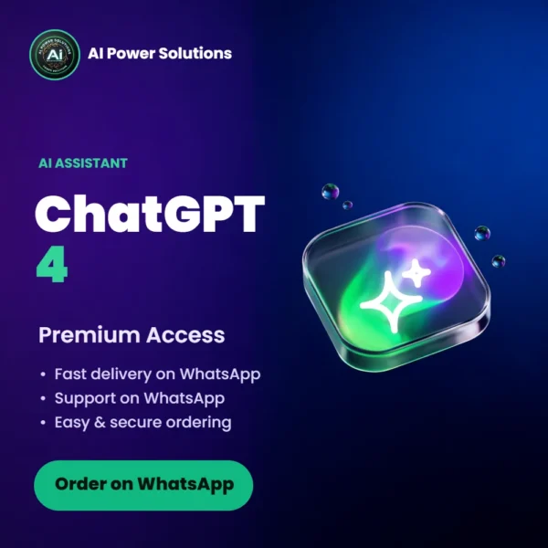 ChatGPT-4 Plan – AI Power Solutions India