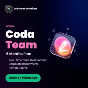 Coda Team Plan – 6 Months – AI Power Solutions India