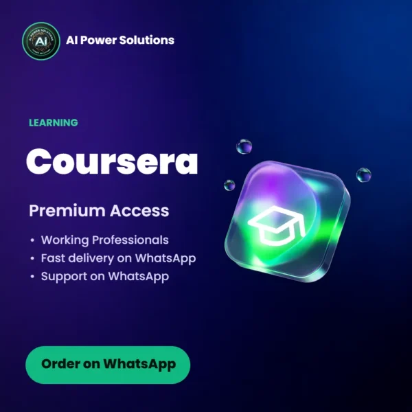 Coursera – AI Power Solutions India
