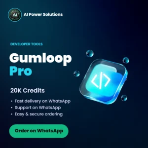 Gumloop Pro 20K Credits – AI Power Solutions India