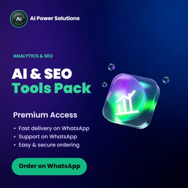 Mega All-in-One AI & SEO Tools Pack – AI Power Solutions India