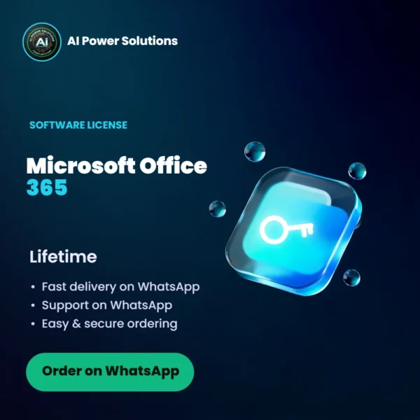 Microsoft Office 365 Lifetime – AI Power Solutions India