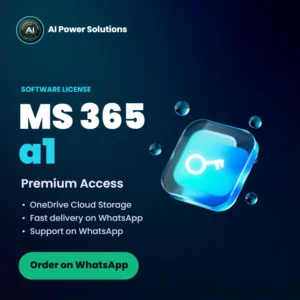 MS 365 a1 license – AI Power Solutions India