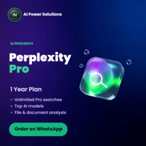 Perplexity Pro 1 Year Plan subscription in India – AI Power Solutions