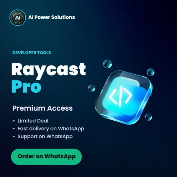 Raycast Pro (Annual) – AI Power Solutions India