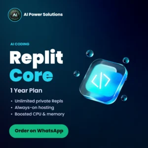 Replit Core 1 Year Plan subscription in India – AI Power Solutions