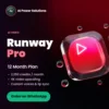 Runway Pro 12 Month Plan subscription in India – AI Power Solutions