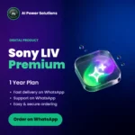 Sony LIV Premium { 1 Year } : On Your Number – AI Power Solutions India