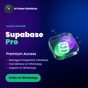 Supabase Pro – AI Power Solutions India