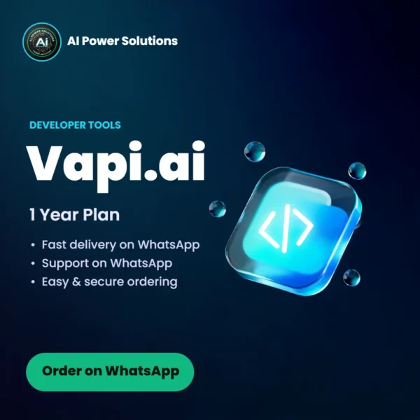 Vapi.ai 1 year validity – AI Power Solutions India