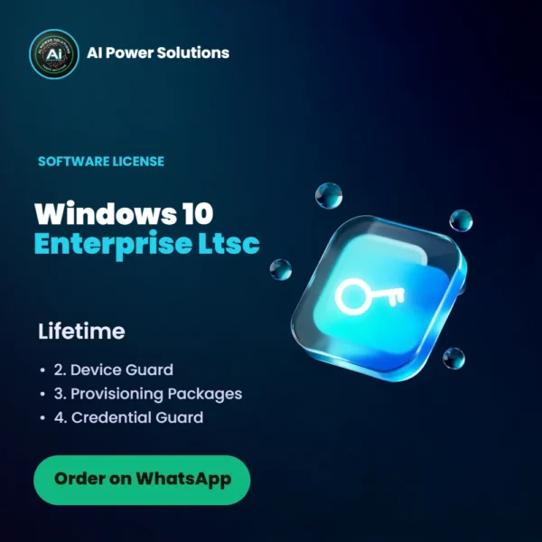 Windows 10 Enterprise LTSC 2021/2019 Lifetime License Key – AI Power Solutions India