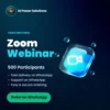 Zoom 500 participants plan webinar – AI Power Solutions India